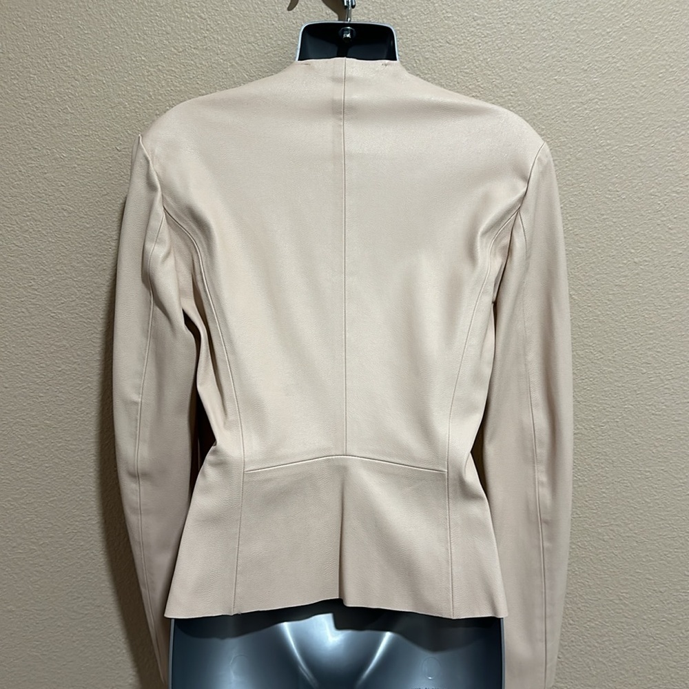 ZARA BASIC Vegan Suede Shawl Collar Jacket, Size M - Picture 4 of 8